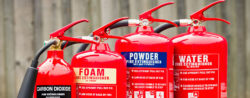 Wide Fire Extinguisher Image